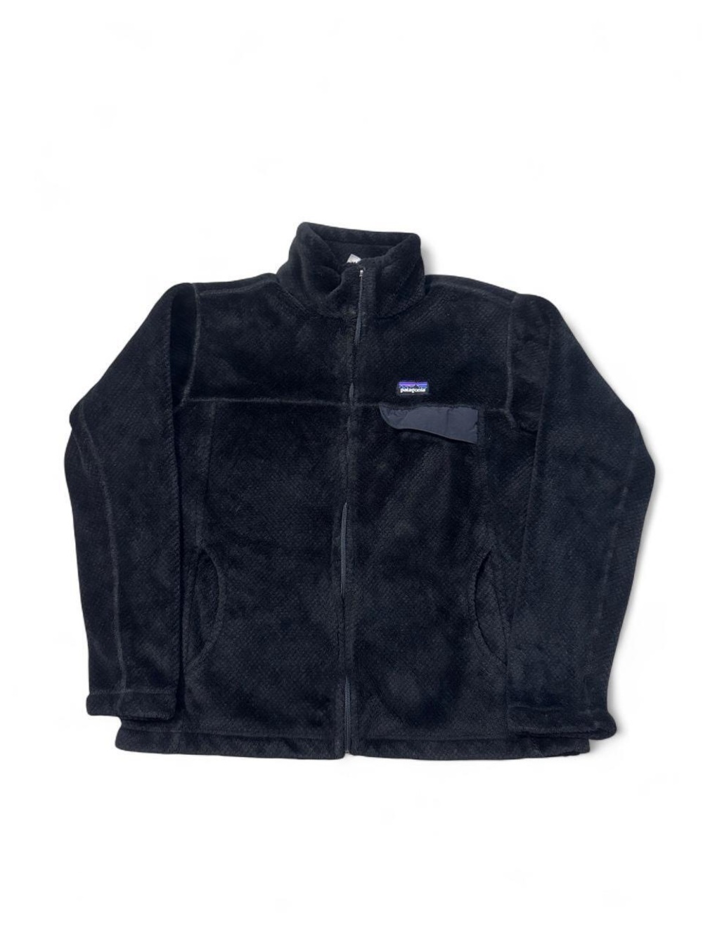 Patagonia Re-Tool full zip fleece jacket black womens L Read